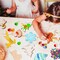 166pcs Wooden Christmas Ornaments Unfinished, Wooden Ornaments to Paint for Christmas Tree Decorations Holiday Hanging Decorations with Bells, Rope and Colorful Makers